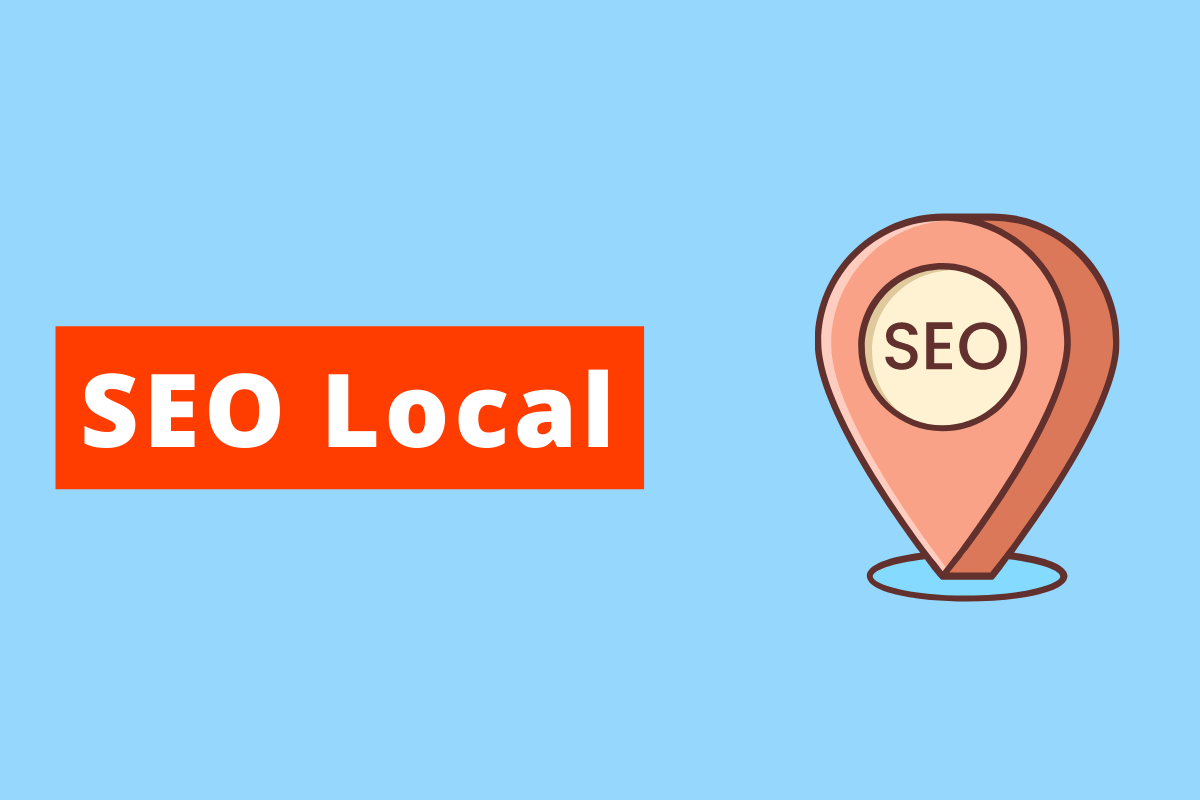 um ponto que localiza algo em um mapa é a imagem com a inscriçaõ de titulo SEO Local