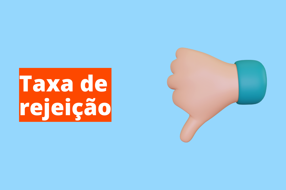 taxa de rejeição