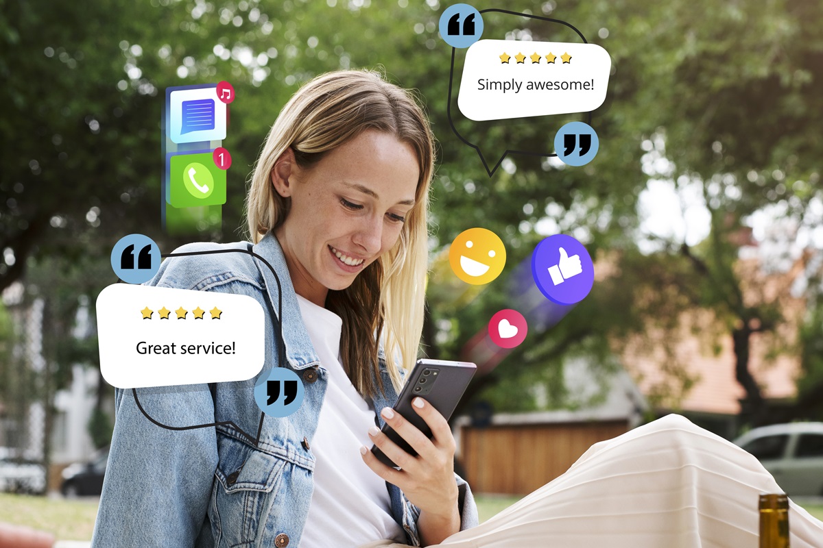 mensagem para cliente